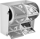 Image of ProductInUse. Front orientation. Label Dispensers. Label Dispensers, Wall Mount.
