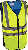 Image of Product. Front orientation. Vests. High-Visibility Cooling Vests, Style B.