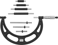 Image of Product. Front orientation. Outside Micrometers. Wide-Range Outside Micrometers.