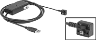 Image of Product. Front orientation. Contains Inset. Cords for Measuring Tool Data Processors. Starrett USB Cords for Measuring Tool Data Processors, 4-Pin Starrett Connection.