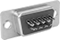 Image of Product. Front orientation. D-Sub Connectors. Filtered D-Sub Connectors, Sockets.