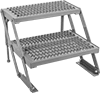 Equal-Rise Adjustable-Height Work Platforms