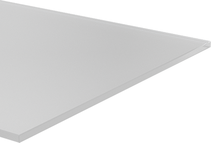 Image of Product. Front orientation. Moisture-Resistant HDPE Sheet, 12" x 24" x 1/4".