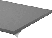 Image of Product. Front orientation. Foam. Conformable Vinyl Foam Sheets, Ultra-Smooth Texture with Adhesive Backing.