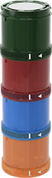 Image of Product. Front orientation. Indicator Lights. Build-Your-Own Stack Indicator Lights for Universal Robots, Light Modules.
