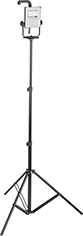 Image of Product. Front orientation. Portable Work Lights. Hazardous Location Cordless Adjustable-Height Portable Floodlights.