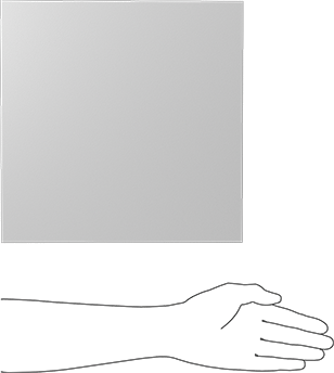 Image of Product. Side1 orientation. Contains SizingReference. Glass-Filled Chemical-Resistant Slippery PTFE Sheet, 12" x 12" x 1/8".