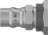 Color/Shape-Match Quick-Disconnect Hose Couplings for Air and Water