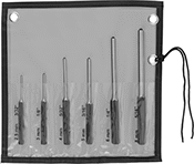 Image of Product. Front orientation. Pin Removal Punches. Pin Removal Punch Sets for Hollow and Spring Pins.