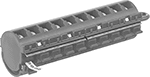 Image of Product. Front orientation. Wire Markers. Assorted-Character Adhesive-Back Wire Markers with Dispenser , Cut-to-Length Markers.
