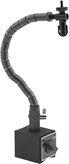 Image of Product. With V-Grooved Base. Front orientation. Variance Indicator Holders. Flexible-Arm Magnetic-Base Variance Indicator Holders, Magnetic-Release Switch, V-Grooved Base.