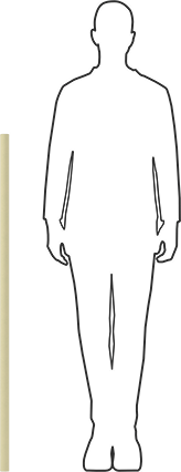 Image of Product. Side1 orientation. Contains SizingReference. Halogen-Free Garolite G-10 Tube, 1/4" Wall Thickness, 1-1/4" OD, 3/4" ID, 48" Long.