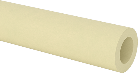 Image of Product. Front orientation. Halogen-Free Garolite G-10 Tube, 1/4" Wall Thickness, 1-1/4" OD, 3/4" ID, 48" Long.