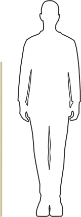 Image of Product. Side1 orientation. Contains SizingReference. Halogen-Free Garolite G-10 Tube, 3/16" Wall Thickness, 5/8" OD, 1/4" ID, 48" Long.