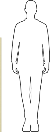 Image of Product. Side1 orientation. Contains SizingReference. Halogen-Free Garolite G-10 Tube, 3/16" Wall Thickness, 11/16" OD, 5/16" ID, 48" Long.
