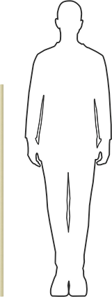 Image of Product. Side1 orientation. Contains SizingReference. Halogen-Free Garolite G-10 Tube, 3/16" Wall Thickness, 3/4" OD, 3/8" ID, 48" Long.