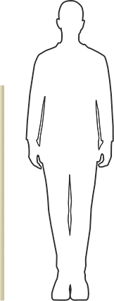 Image of Product. Side1 orientation. Contains SizingReference. Halogen-Free Garolite G-10 Tube, 3/16" Wall Thickness, 7/8" OD, 1/2" ID, 48" Long.