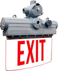 Image of Product. Front orientation. Signs. Hazardous Location Exit Signs.
