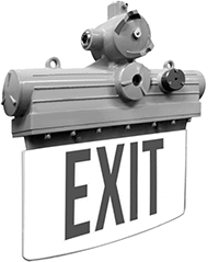 Image of Product. Front orientation. Signs. Hazardous Location Exit Signs.