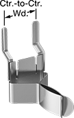 Image of Product. Front orientation. Contains Annotated. Pegboard Tool Holders. Pegboard Tool Holders, Style A.