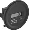 Image of Product. Front orientation. Hour Meters. Vibration-Actuated Hour Meters, Press On, Style C.