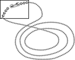 Image of Product. Front orientation. Contains Inset. Name Badge Holders. Name Badge Lanyards , Bead Chains.