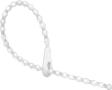 Image of Product. Beaded Cable Tie. Front orientation. Tag Ties. Beaded Cable Tie.