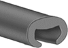 Image of Product. Front orientation. Edge Trim. Plastic Edge Trim, Style 4.