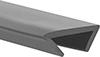 Image of Product. Front orientation. Edge Trim. Plastic Edge Trim, Style 3.