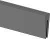 Image of Product. Front orientation. ZoomedIn view. Edge Trim. Conductive Plastic Edge Trim.