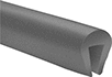 Image of Product. Front orientation. Edge Trim. Rubber Edge Trim, Style 8.