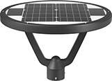 Image of Product. Style B (Top). Front orientation. Style B. Solar-Powered Pole-Top Floodlights.