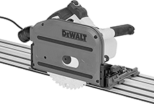 Image of System. Front orientation. Track Saws. Electric Track Saws.