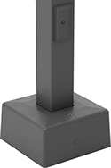 Image of Product. Front orientation. Light Poles. Light Poles, Square.