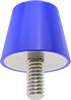 FDA-Compliant Load-Rated Reinforced Threaded-Stud Bumpers