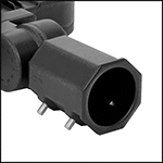Image of Specification. Back orientation. ZoomedIn view. Contains Border. Slide On. Pole-Top Floodlights.