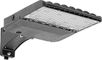 Image of Product. Front orientation. Style A. Pole-Top Floodlights.