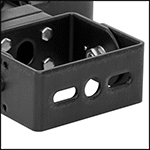 Image of Specification. Back orientation. ZoomedIn view. Contains Border. Bracket Mount. Pole-Top Floodlights.