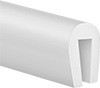 Image of Product. Front orientation. Edge Trim. Plastic Edge Trim for Food and Beverage, Style 2.