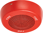 Image of Product. Front orientation. Fire Alarms. Fire Alarm Speakers, Indoor Only, Ceiling Mount.