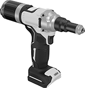 Image of Product. Front orientation. Rivet Tools. Cordless Tools for Blind Rivets, DeWalt DCF414.