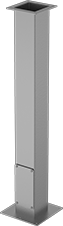 Image of Product. Front orientation. Electrical Enclosure Pedestals. Straight Pedestals.