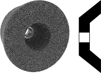 Image of Product. Front orientation. Contains MultipleImages. Grinding Wheels. Heavy-Removal Grinding Wheels for Angle Grinders—Use on Nonmetals.