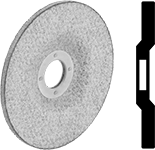 Image of Product. Front orientation. Contains MultipleImages. Grinding Wheels. Grinding Wheels with Cotton Laminate for Angle Grinders—Use on Metals.