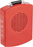 Image of Product. Front orientation. Fire Alarms. Fire Alarm Horns, Outdoor Environments, Wall Mount/Ceiling Mount.