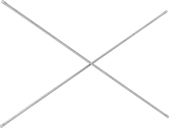 Image of Product. Front orientation. Scaffolds. Build-Your-Own Scaffolds, Cross Braces.