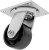 High-Capacity Spartan Casters with Nylon Wheels