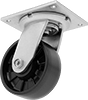 High-Capacity Spartan Casters with Nylon Wheels 