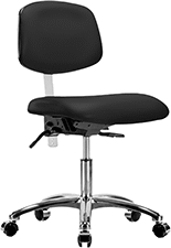 Image of Product. Front orientation. Chairs. Clean Room Desk Chairs, Without Armrest.