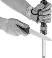 Image of ProductInUse. Front orientation. Sharpening Stones. Handheld Sharpening Stone Kits.